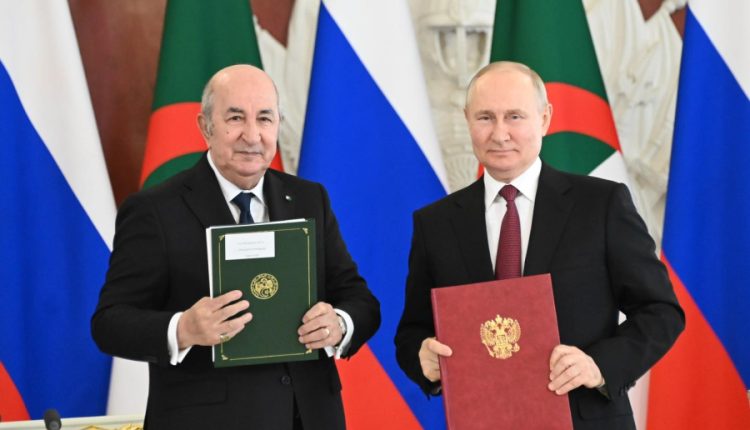 الرئيس الجزائري والرئيس الروسي