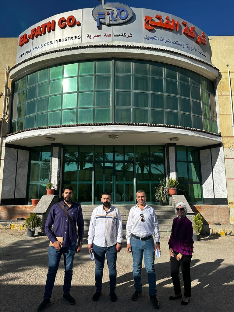 وفد عراقي يزور شركة الفتح للأدوية