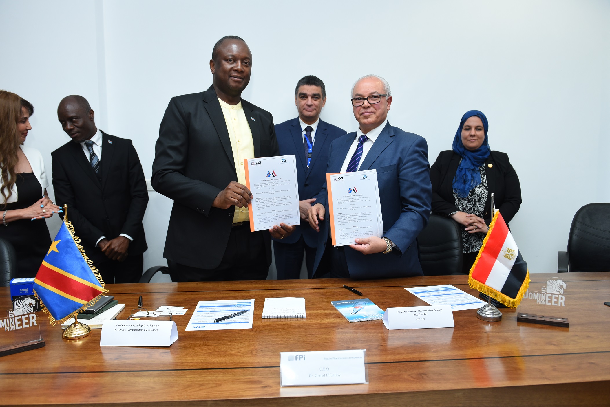 شركة FPI تستضيف سفير دولة الكونغو لبحث تطوير العلاقات بين البلدين في مجال صناعة الدواء