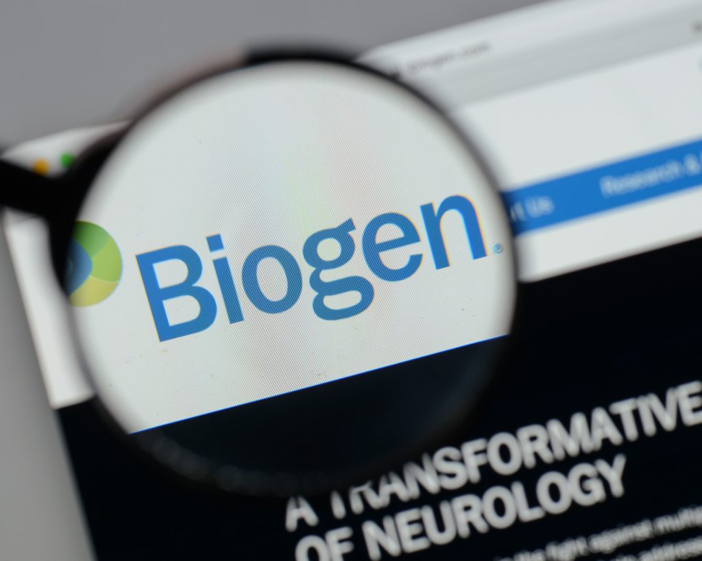 «بيوجين» تستحوذ على «ريتا للأدوية» مقابل 6.5 مليار دولار شعار شركة بيوجين للأدوية