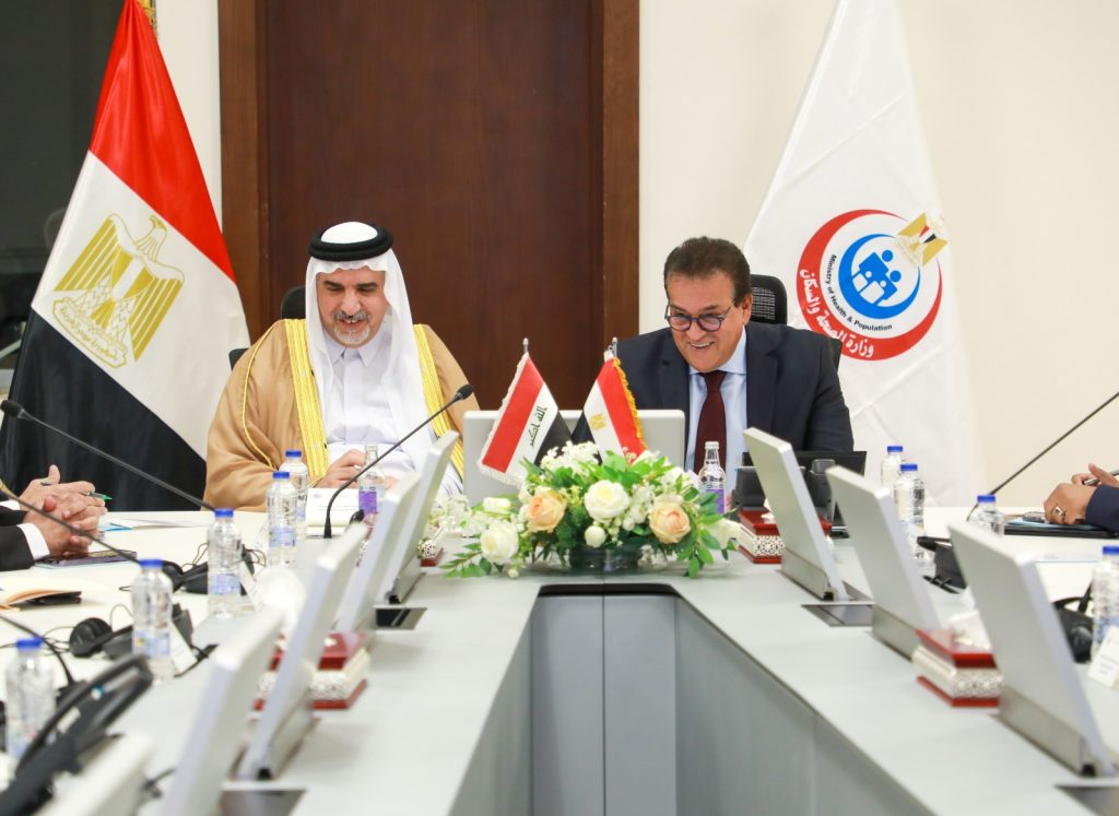 وزير الصحة يستقبل رئيس لجنة مكافحة المخدرات بمجلس النواب العراقي