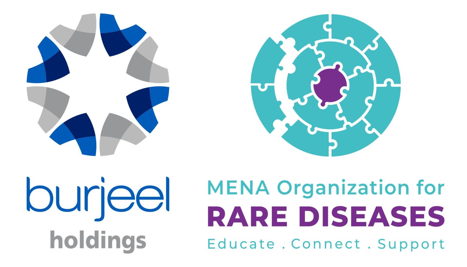 جمعية الأمراض النادرة في الشرق الأوسط و«برجيل القابضة» تتعاونان لتطوير علاجات للأمراض النادرة شعار جمعية الأمراض النادرة في الشرق الأوسط وشركة «برجيل القابضة»
