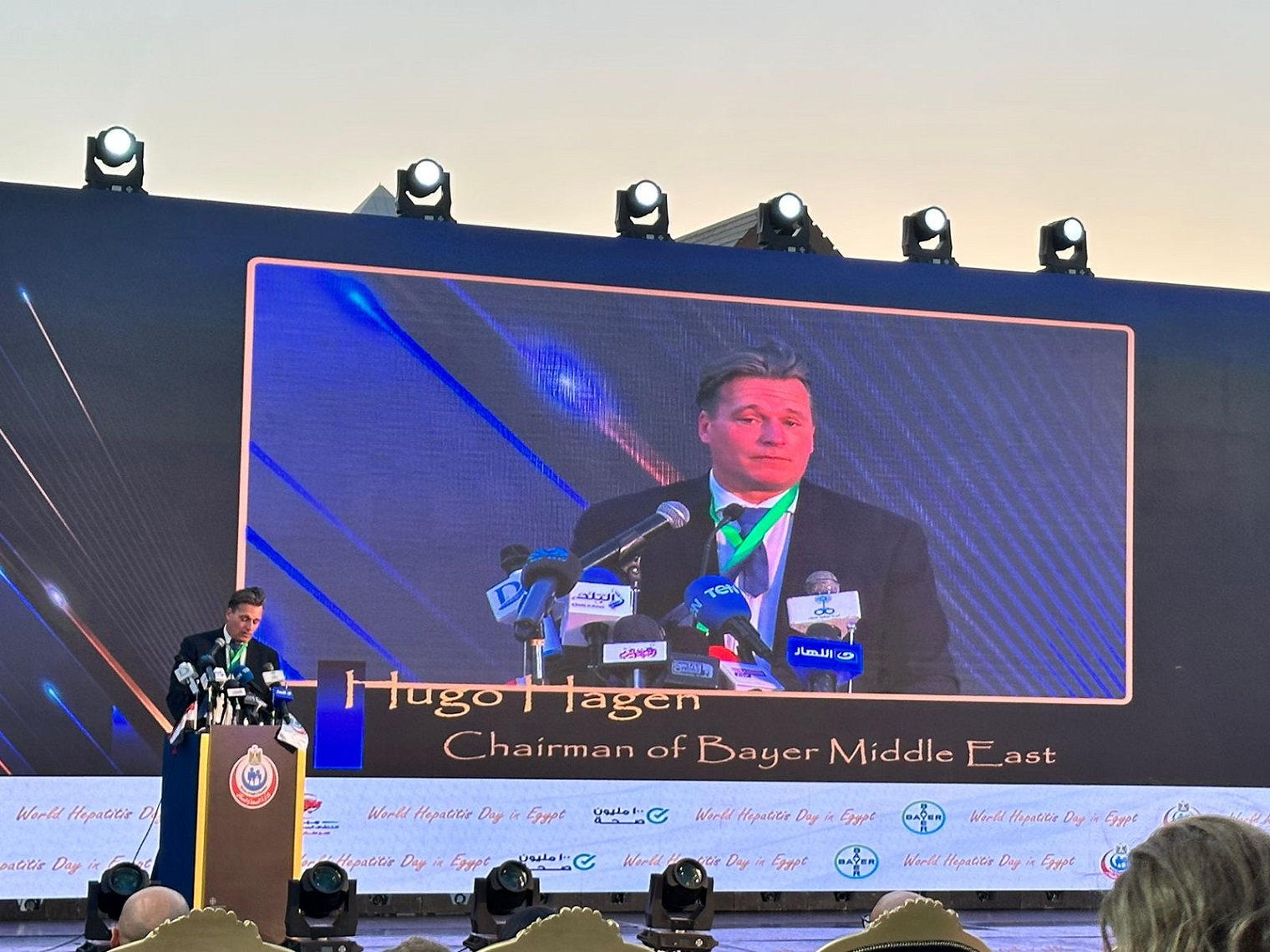 هيوجو هاغن رئيس شركة باير الألمانية في الشرق الأوسط 11
