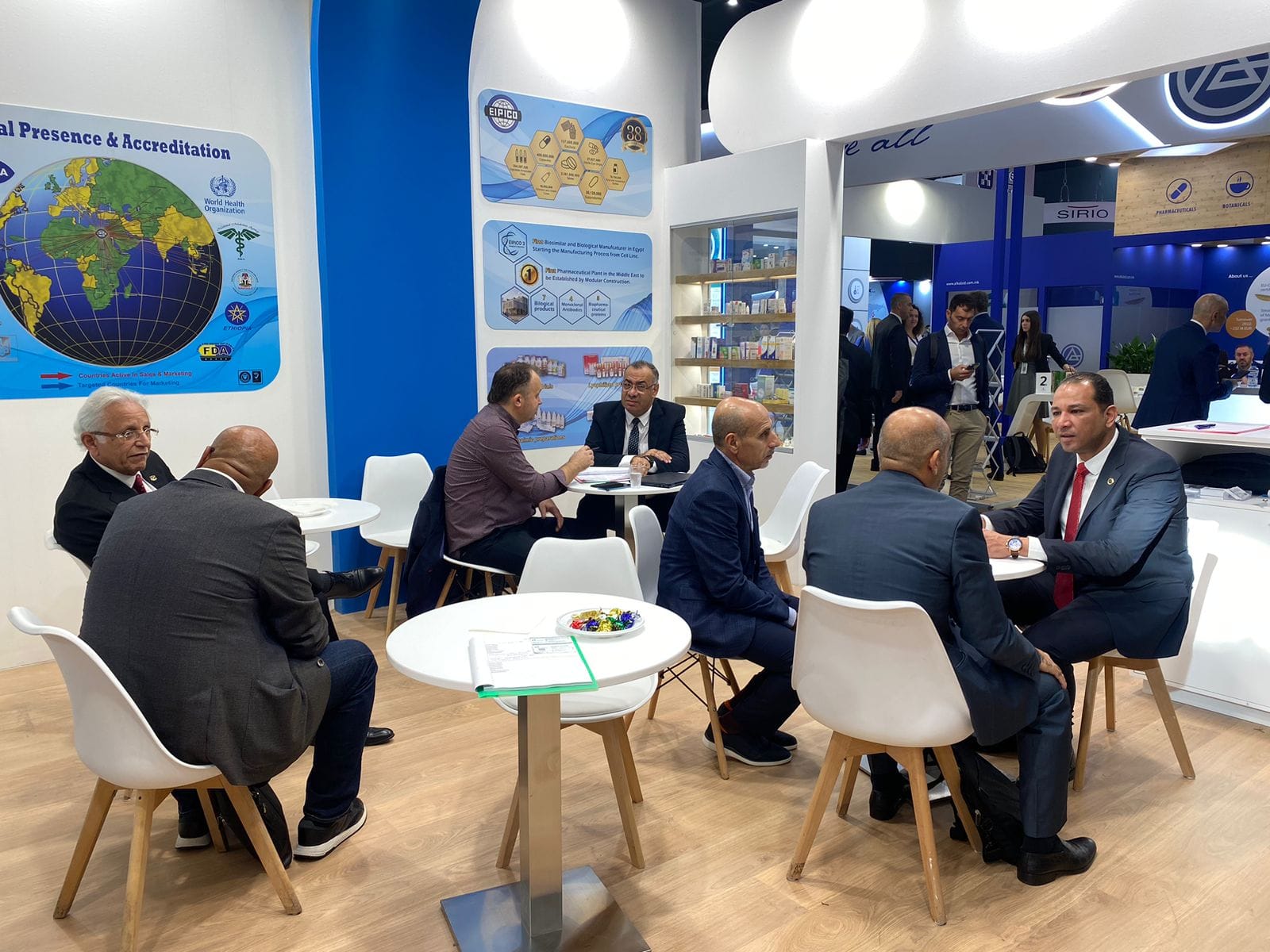 «أكديما – إيبيكو».. نشاط مكثف في معرض «CPhI 2023» الأهم عالميا في الصناعات الدوائية