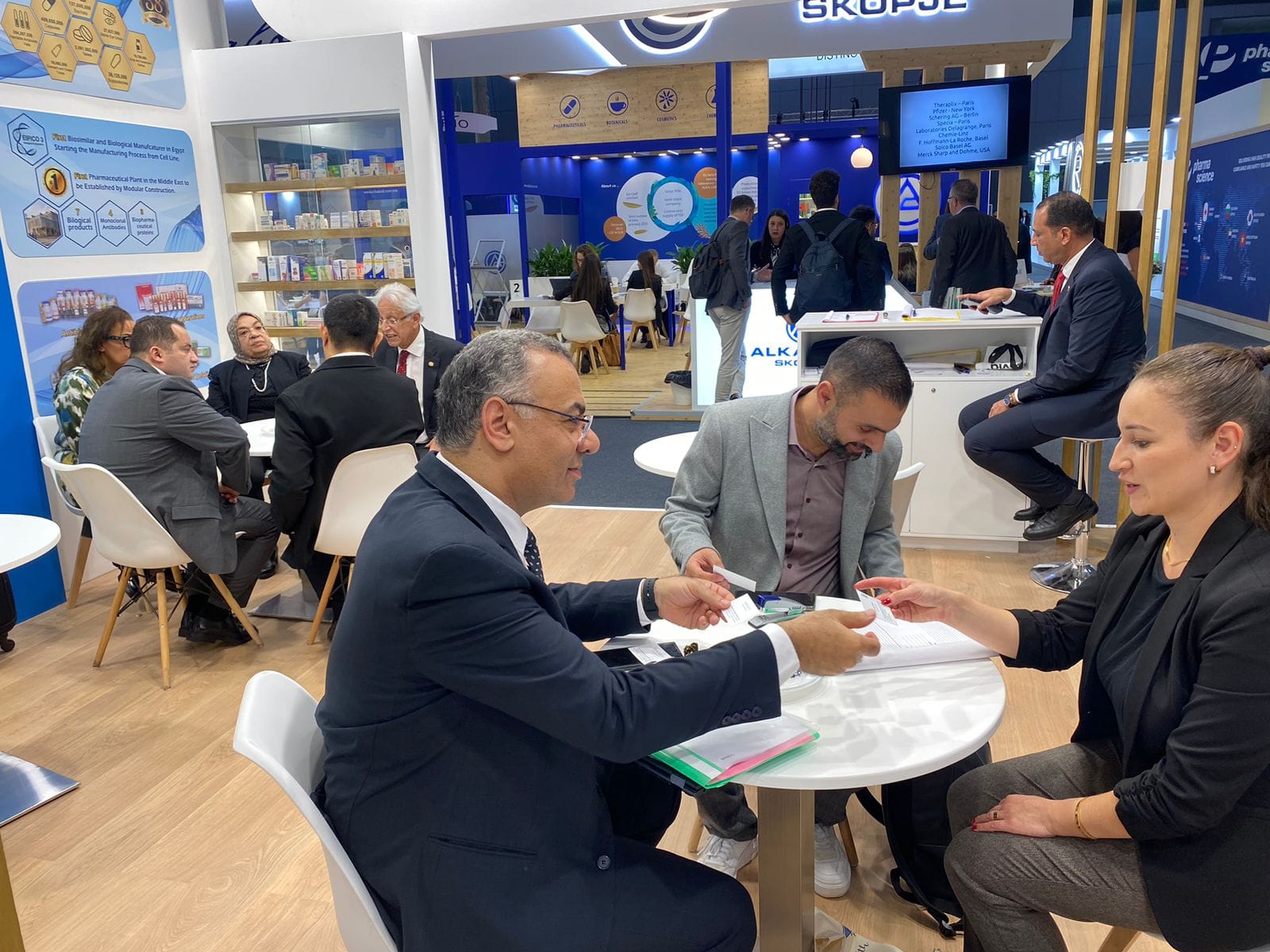 «أكديما – إيبيكو».. نشاط مكثف في معرض «CPhI 2023» الأهم عالميا في الصناعات الدوائية