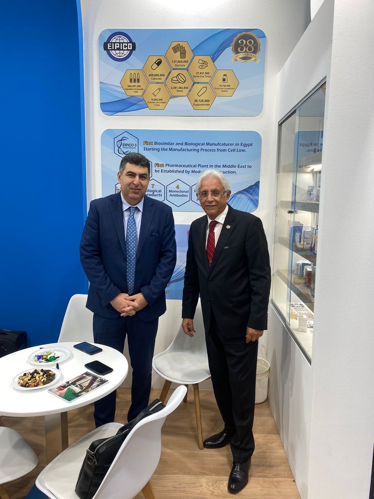 «أكديما – إيبيكو».. نشاط مكثف في معرض «CPhI 2023» الأهم عالميا في الصناعات الدوائية