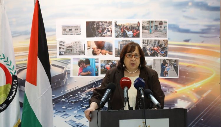 مى الكيلة وزيرة الصحة الفلسطيني