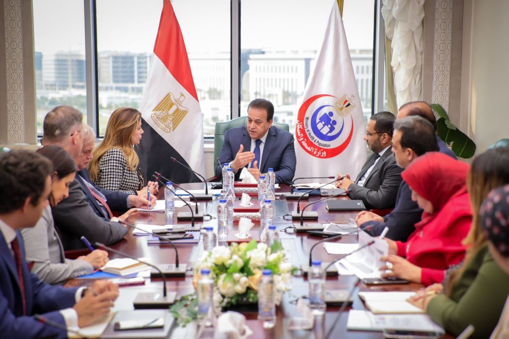 وزير الصحة يستقبل ممثل المفوضية السامية للأمم المتحدة لشئون اللاجئين لبحث سبل التعاون