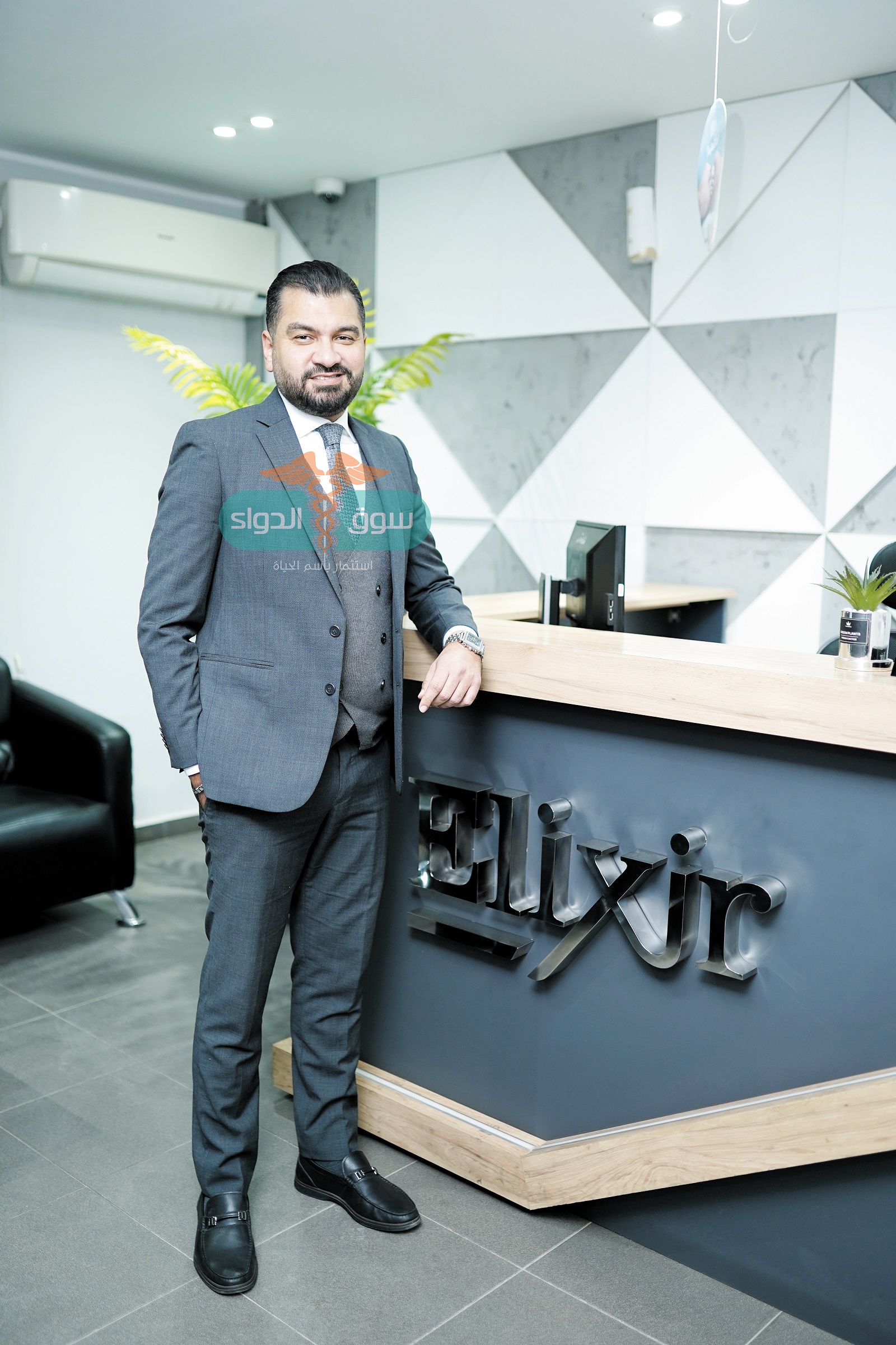 الدكتور هانى على الرئيس التنفيذى لشركة «إلكسير فارما»: