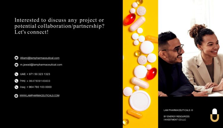 تحالف «مدينة لام فارما – موارد الطاقه للاستثمار الدوائي» يوقع اتفاقية شراكة مع شركة أدوية عالمية لإنتاج مجموعة من الأدوية الحيوية بالسوق العراقية