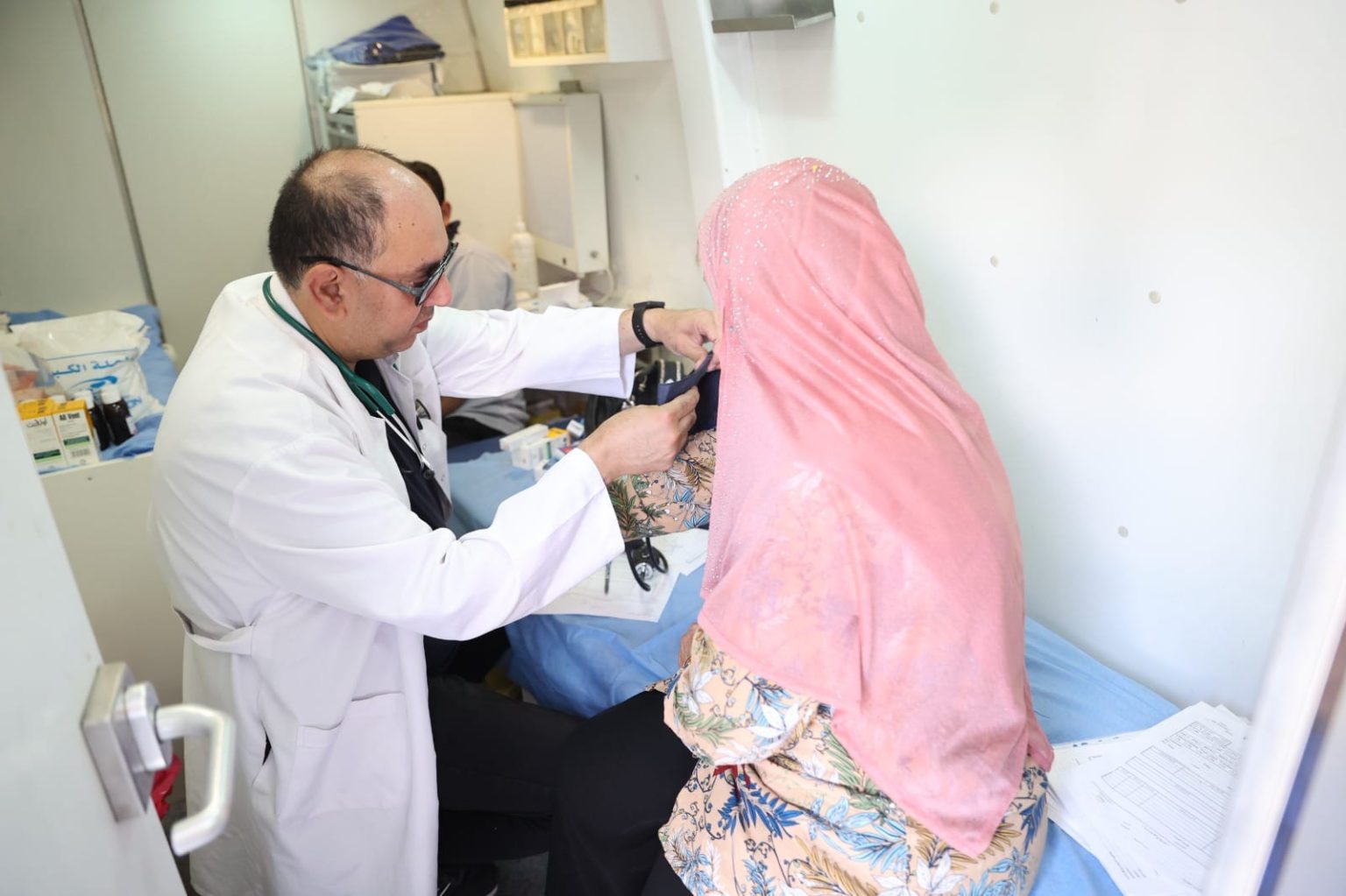 جانب من الخدمات الطبية المقدمة