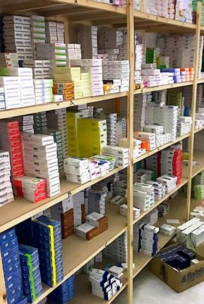 جانب من الأدوية المضبوطة