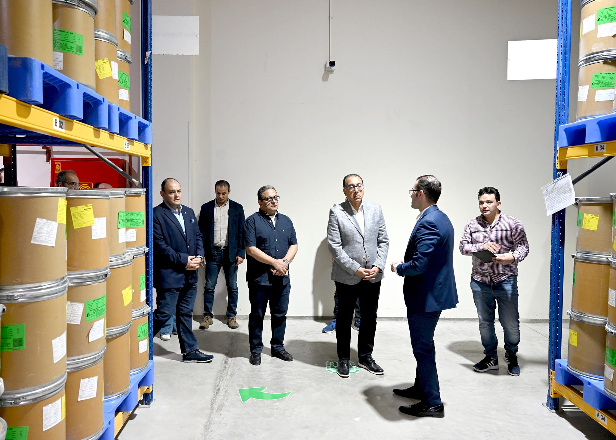 رئيس الوزراء يتفقد مصنع «كرمان السوري» للصناعات الدوائية بمحافظة بني سويف