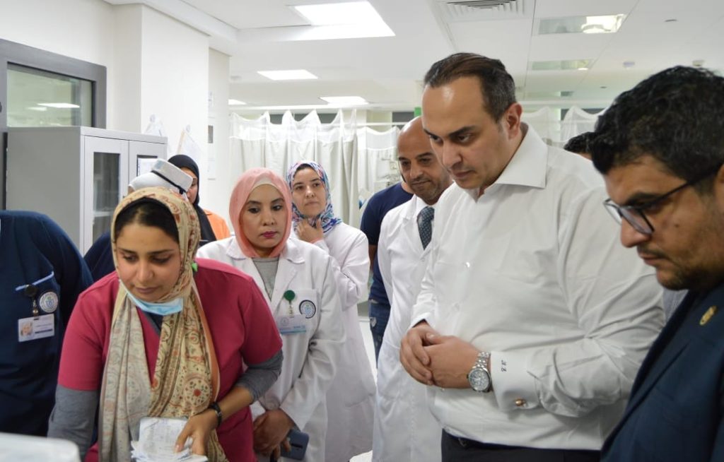 رئيس هيئة الرعاية الصحية: تقديم أكثر من نصف مليون خدمة طبية لمنتفعي التأمين الشامل بمستشفى فايد جانب من الجولة