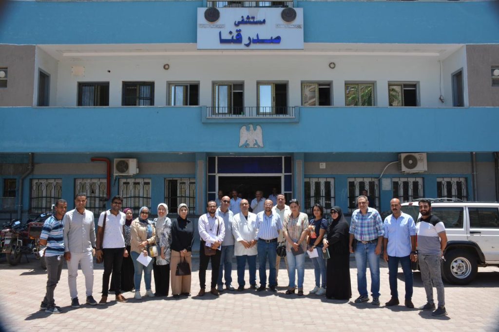 فريق الحوكمة والمراجعة في مستشفى الصدر بقنا