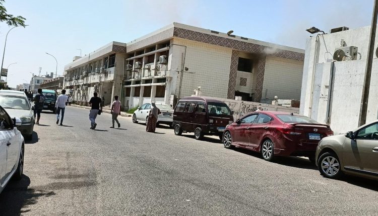 حريق بمستشفى السادات بالمنوفية