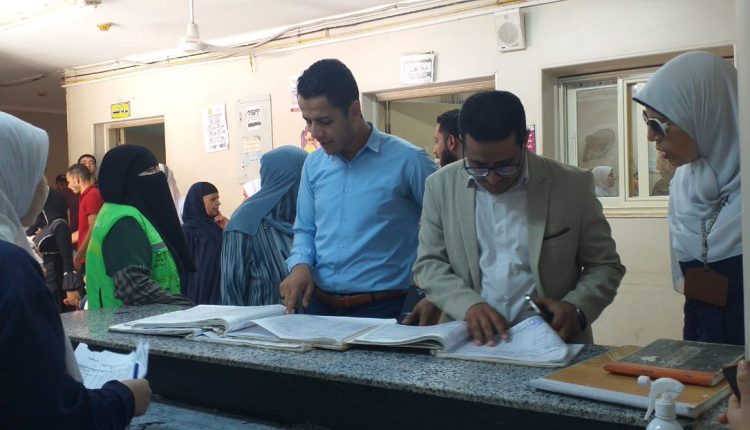 فريق الحوكمة بوزارة الصحة داخل المستشفى