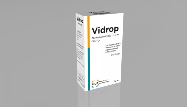 مستحضر «فيدروب - vidrop»، من شركة المهن الطبية للأدوية