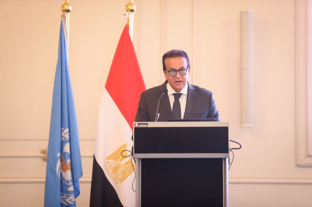 نائب رئيس الوزراء وزير الصحة يعلن خطة التأمين الطبي لاحتفالات رأس السنة وأعياد الميلاد المجيد الدكتور خالد عبد الغفار نائب رئيس الوزراء وزير الصحة