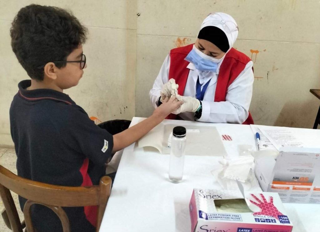 الصحة: فحص 3.9 مليون طالب ضمن مبادرة الرئيس للكشف المبكر عن «الأنيميا والسمنة والتقزم» المبادرة الرئاسية للكشف المبكر عن الأنيميا والسمنة والتقزم