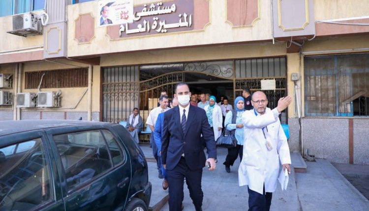 نائب وزير الصحة يتفقد مستشفى المنيرة العام ويوجه برفع كفاءة قسم الرعايات المركزة وزيادة أعداد فرق التمريض