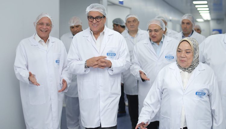 جانب من الزيارة داخل مصنع ايبيكو