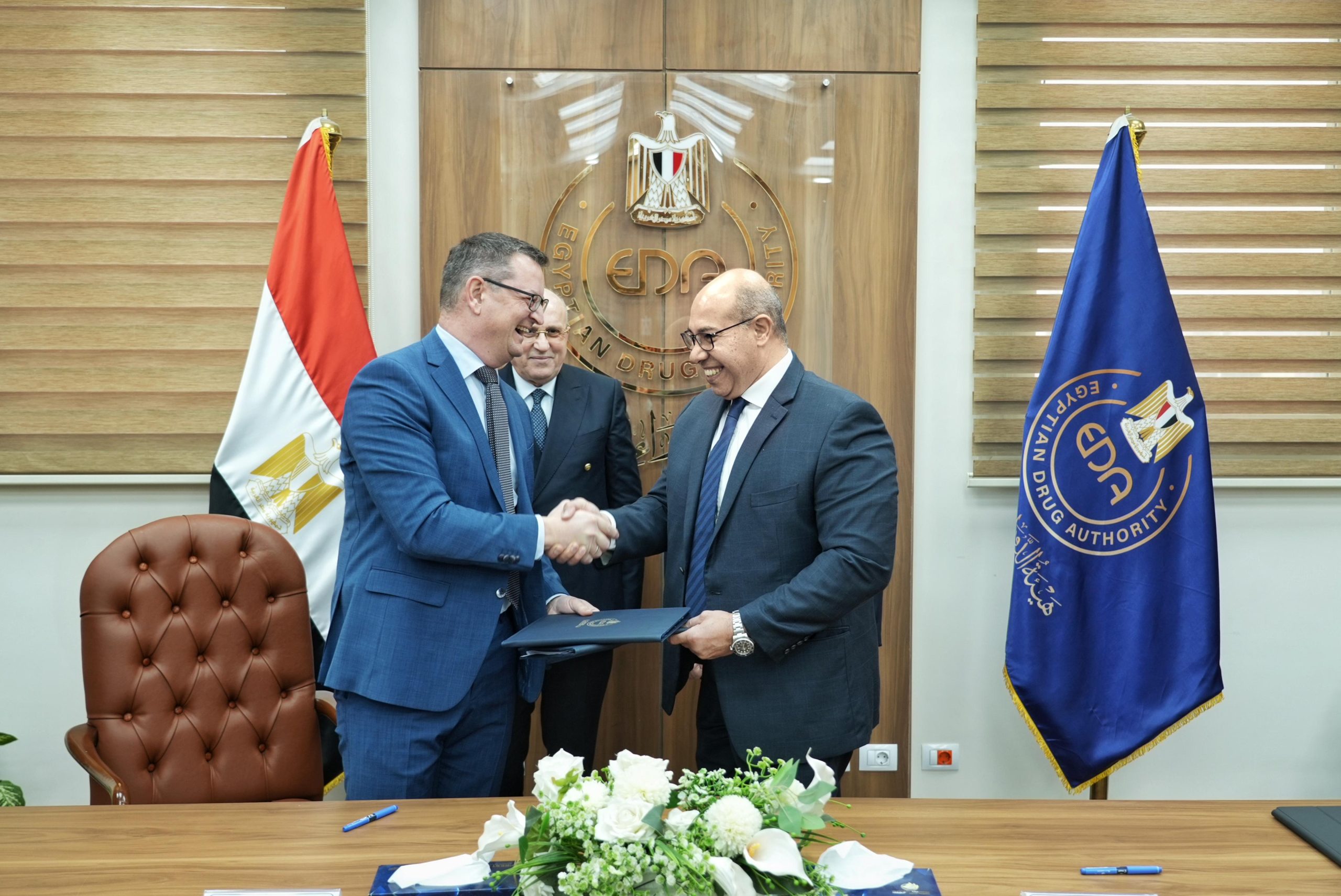 رئيس هيئة الدواء يشهد توقيع بروتوكول تعاون بين شركتي داف وإكستيدو للحلول الرقمية