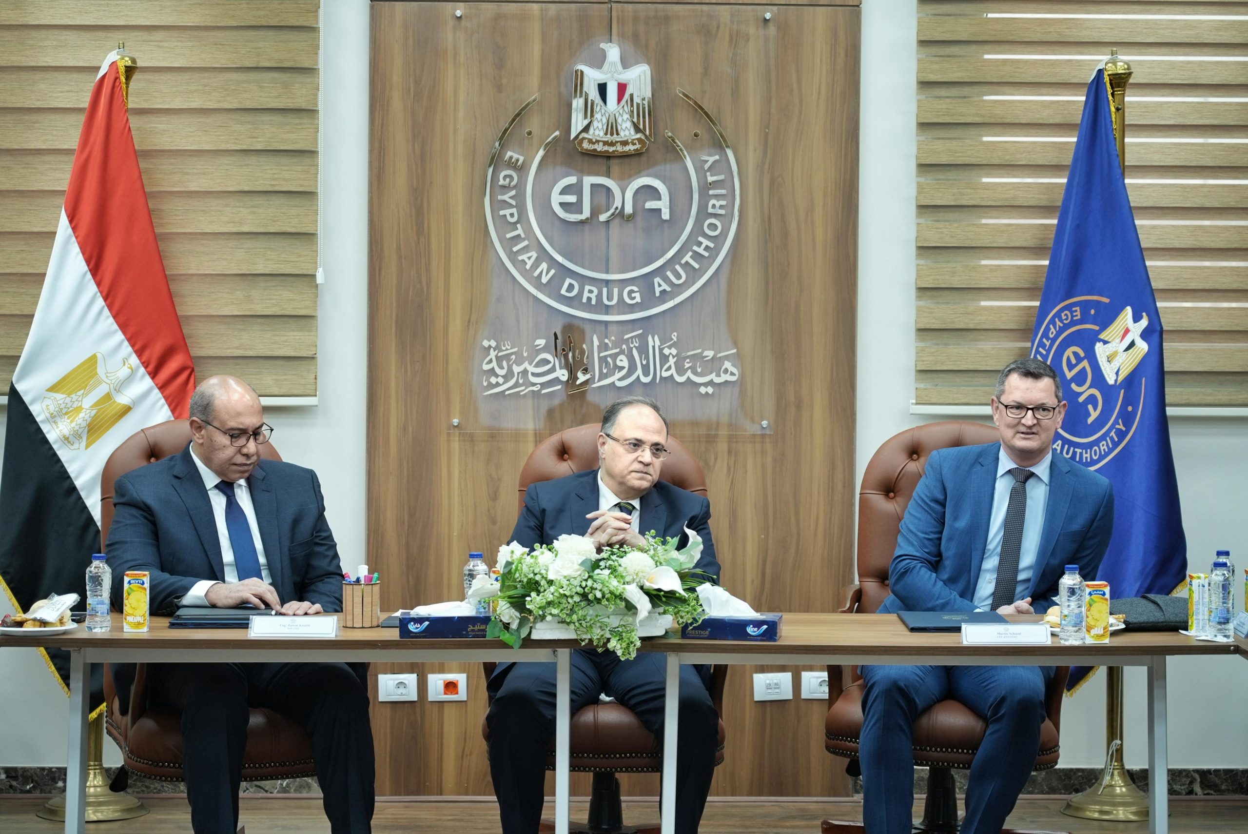 رئيس هيئة الدواء يشهد توقيع بروتوكول تعاون بين شركتي داف وإكستيدو للحلول الرقمية