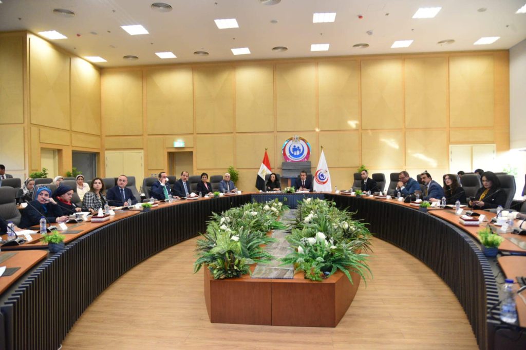 وزيرا الصحة والتضامن ووكالات الأمم المتحدة يناقشون إطار التعاون المشترك في تعزيز رأس المال البشري جانب من الاجتماع