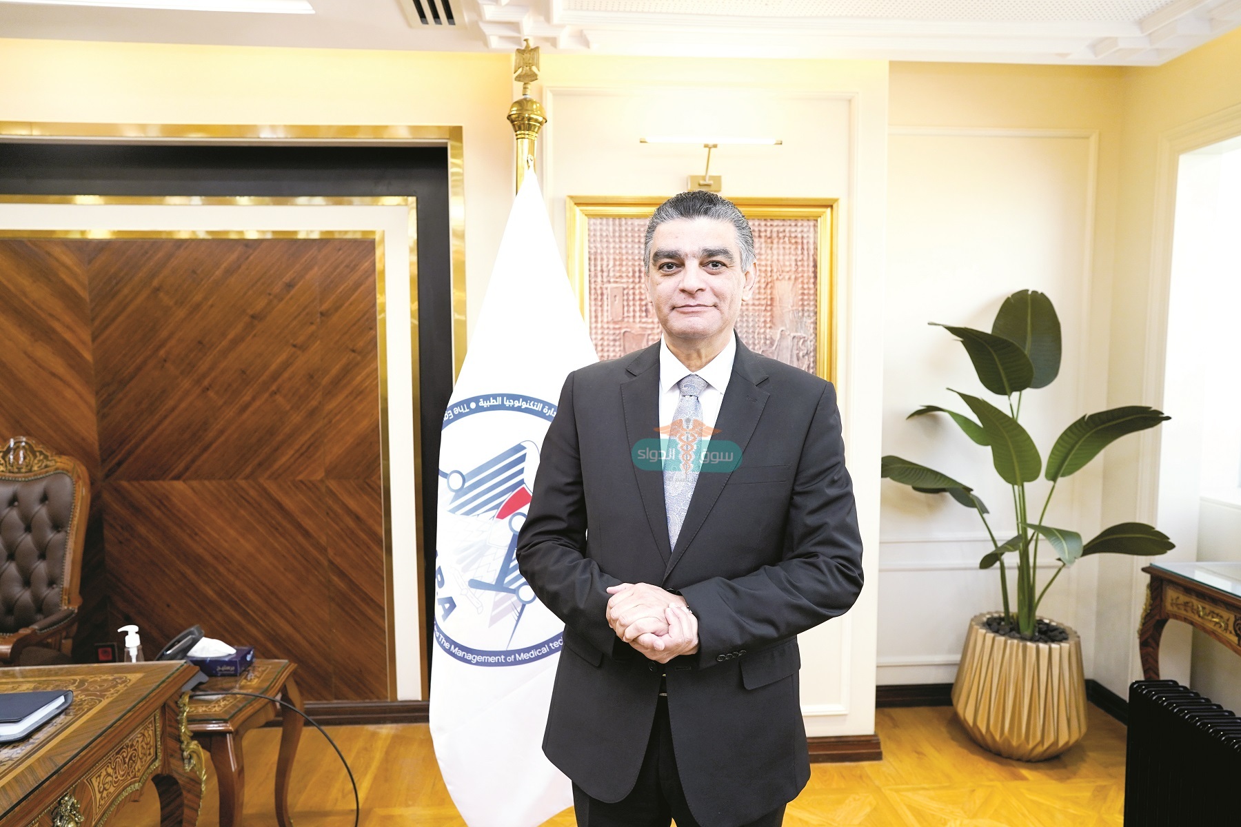 الدكتور هشام ستيت رئيس هيئة الشراء الموحد في حوار خاص لمجلة سوق الدواء