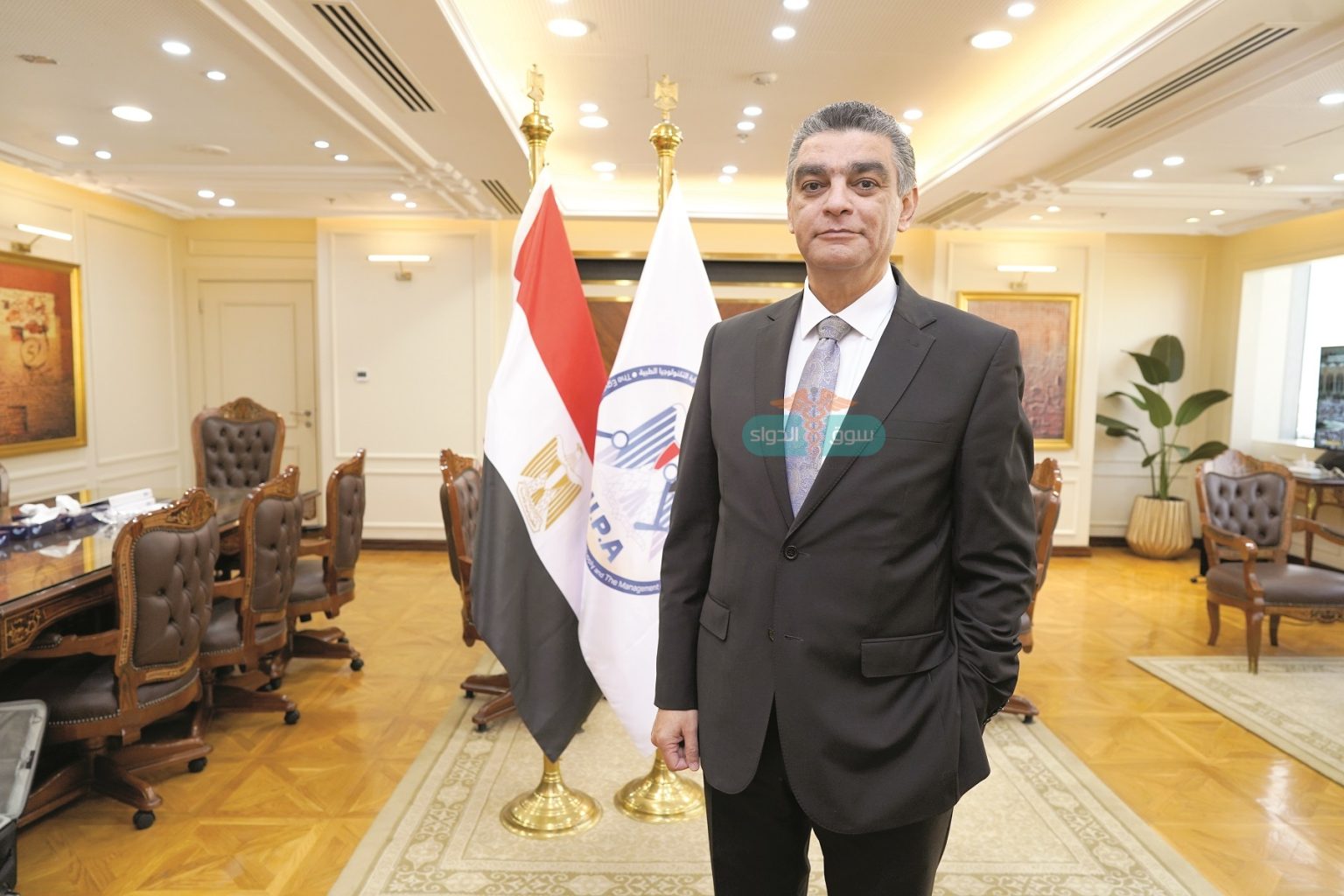 الدكتور هشام ستيت رئيس هيئة الشراء الموحد في حوار خاص لمجلة سوق الدواء