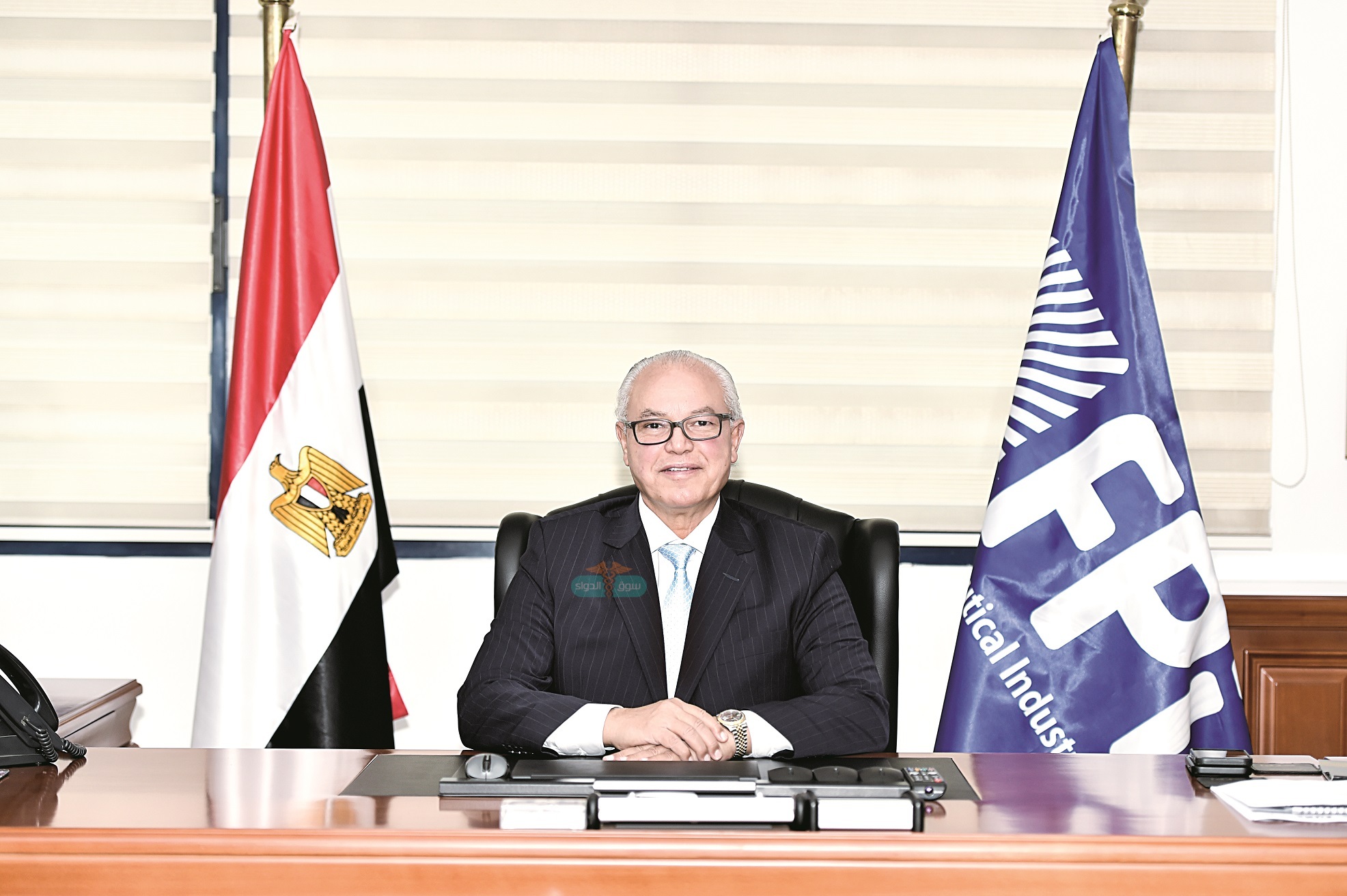 الدكتور جمال الليثى رئيس غرفة صناعة الأدوية ورئيس شركة «المستقبل» للأدوية