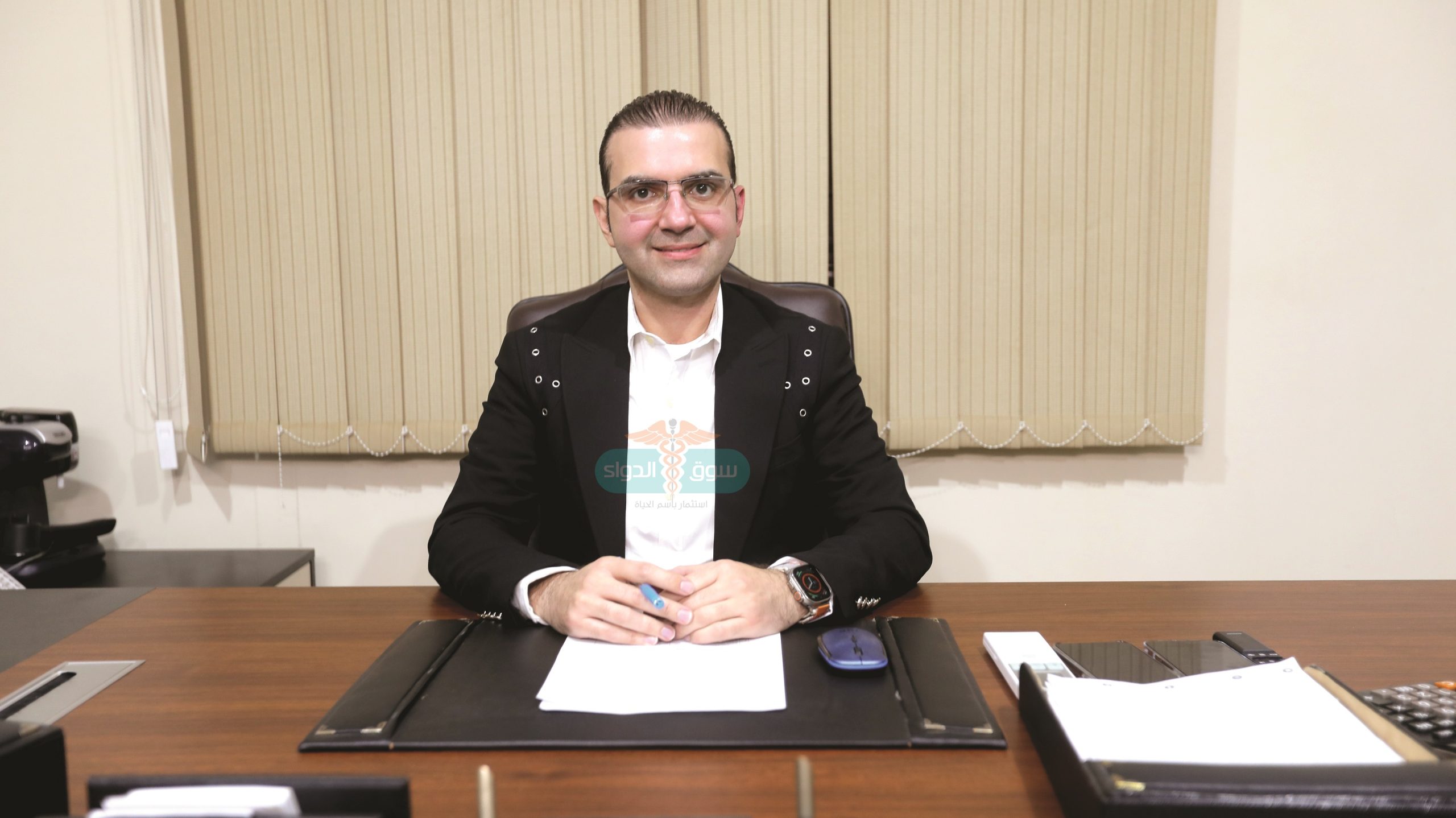 الدكتور محمد معراوى الرئيس التنفيذى لمصنع «كرمان» للصناعات الدوائية