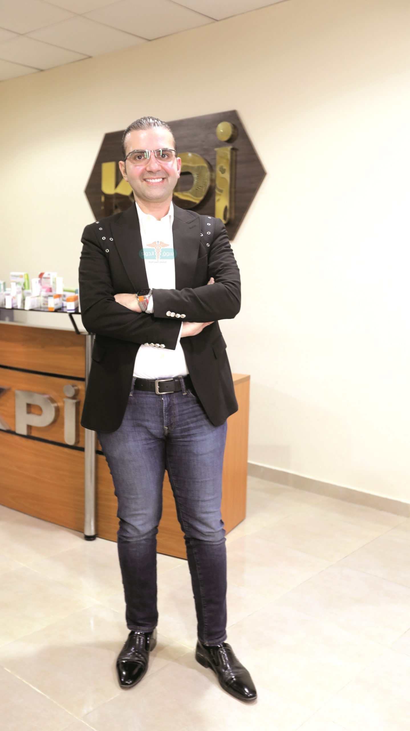 الدكتور محمد معراوى الرئيس التنفيذى لمصنع «كرمان» للصناعات الدوائية