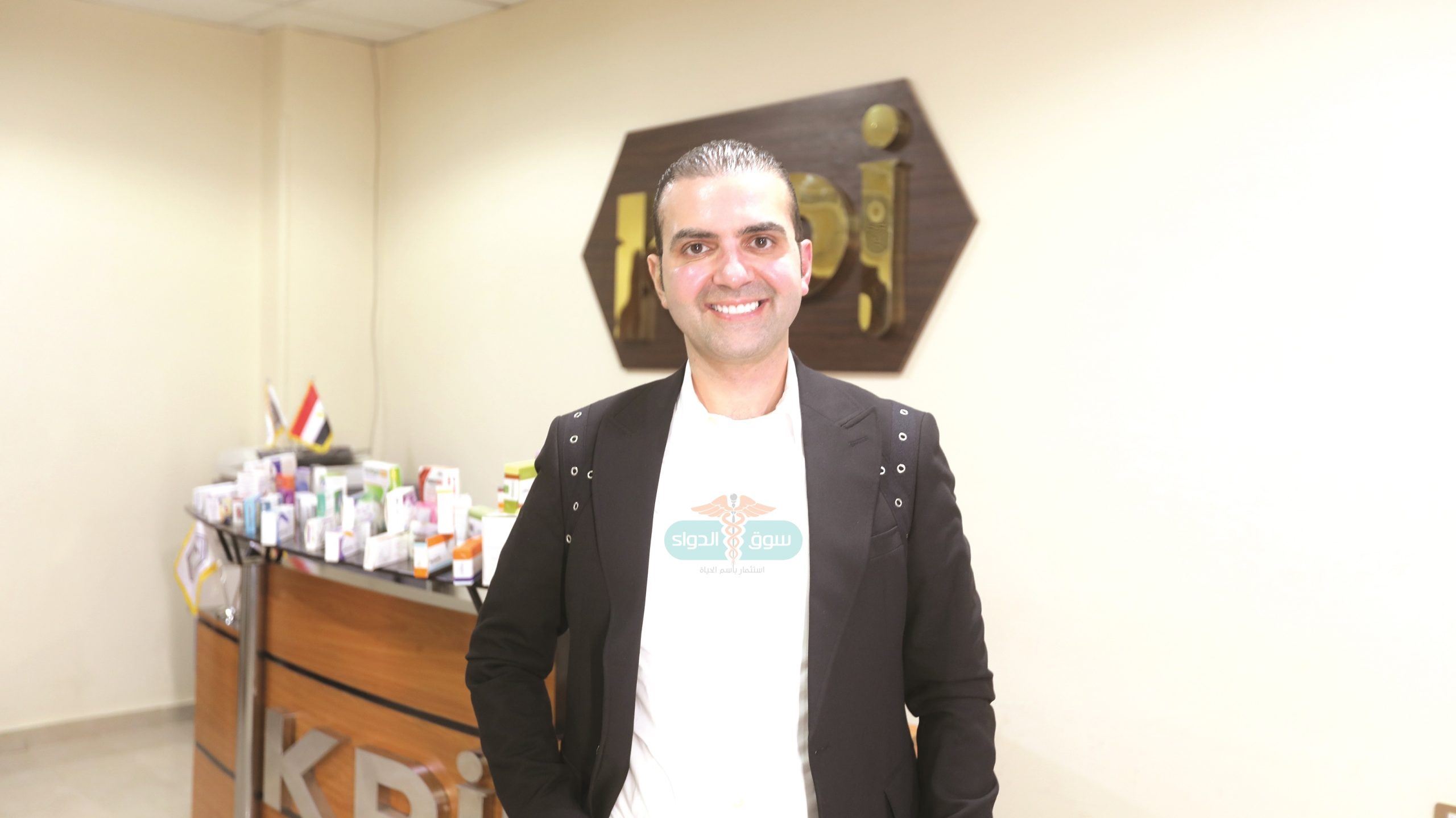 الدكتور محمد معراوى الرئيس التنفيذى لمصنع «كرمان» للصناعات الدوائية