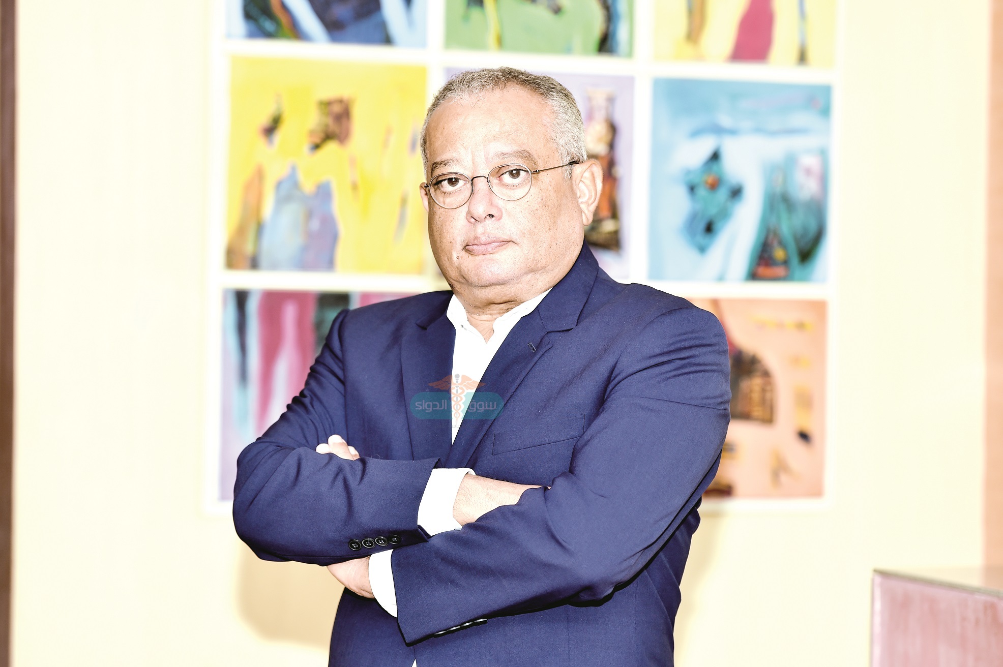 الدكتور أحمد حسنى رئيس مجلس إدارة شركة «كوباد فارما»