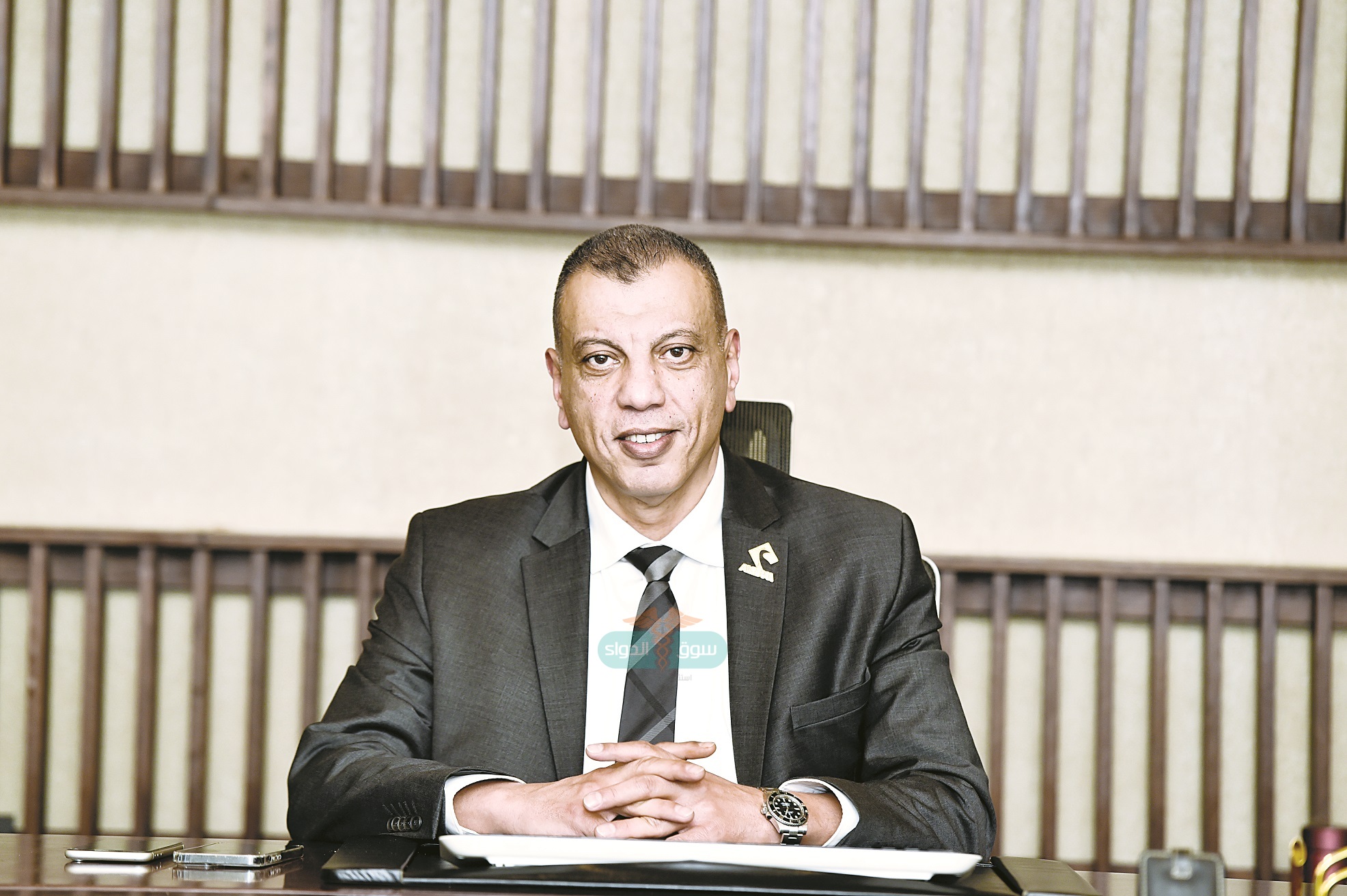 المهندس خالد الجبة رئيس مجلس إدارة شركة «الإسراء» للأدوية