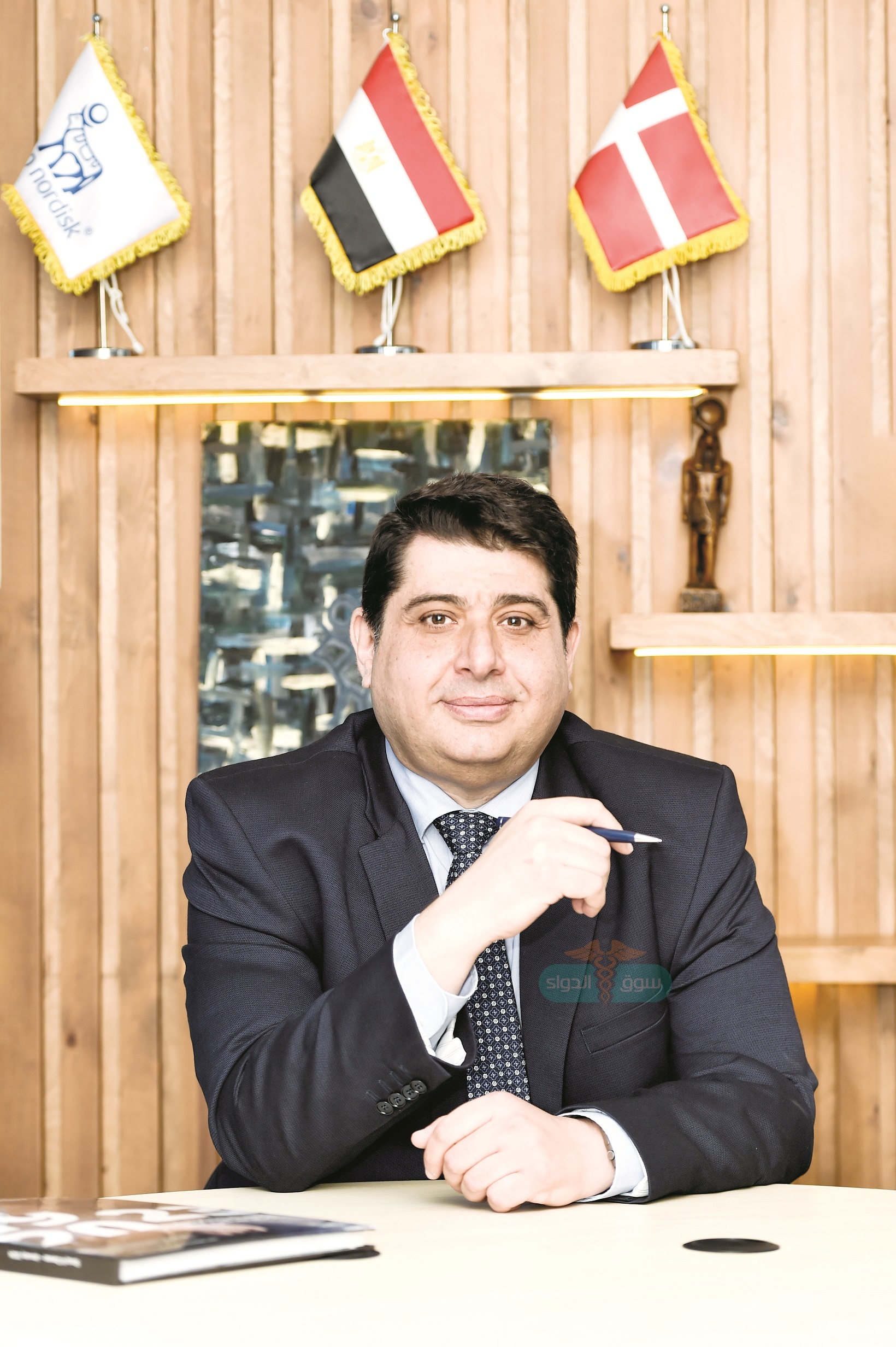 الدكتور أيمن حسن رئيس مجلس إدارة شركة «نوفو نورديسك – مصر»
