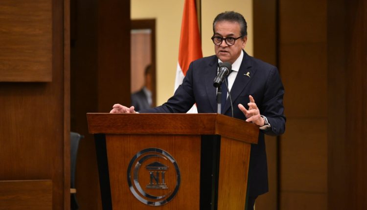 الدكتور خالد عبدالغفار، نائب رئيس مجلس الوزراء وزير الصحة