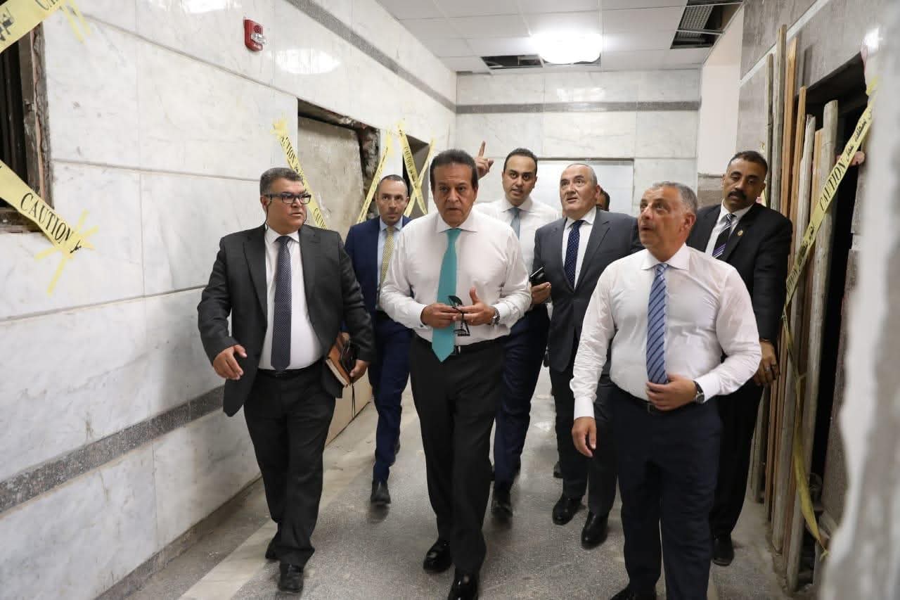 جولة وزير الصحة بالاسماعيليه