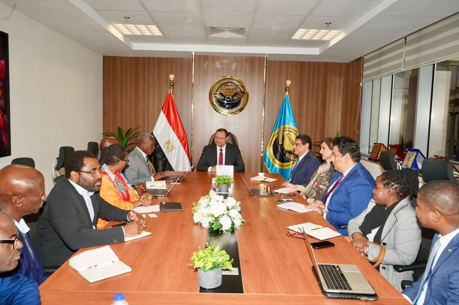 هيئة الاعتماد والرقابة الصحية تستقبل وفد وزارة الصحة بجمهورية ناميبيا لبحث سبل التعاون المشترك