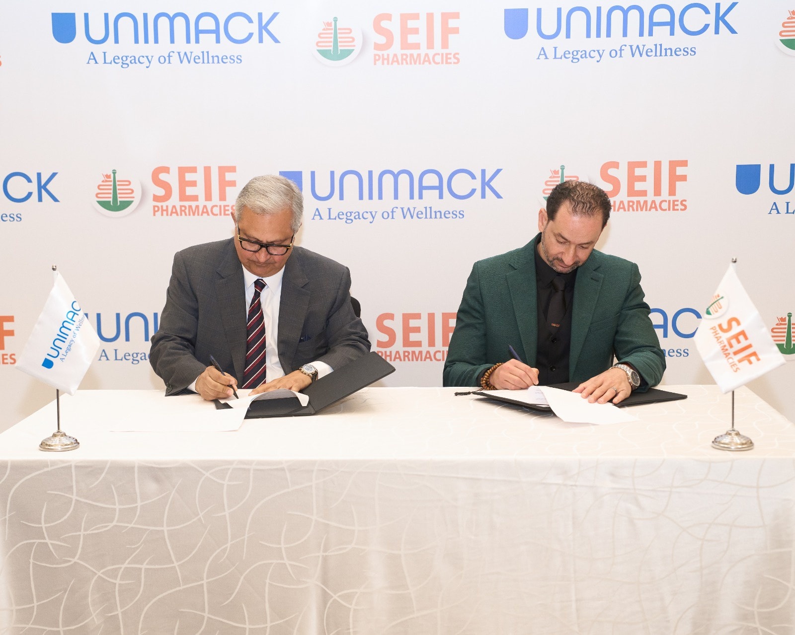 «يونيماك» توقع اتفاقية مع «صيدليات سيف» لتعزيز وصول لمنتجاتها لشريحة أكبر من المستهلكين