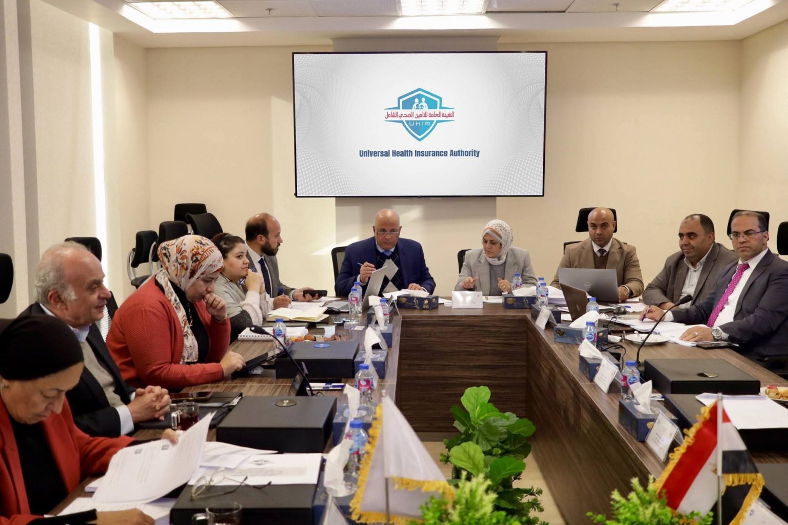 مجلس إدارة التأمين الصحي الشامل يعقد اجتماعه رقم (101) ويقر حزمة قرارات لتعزيز الحوكمة والاستدامة