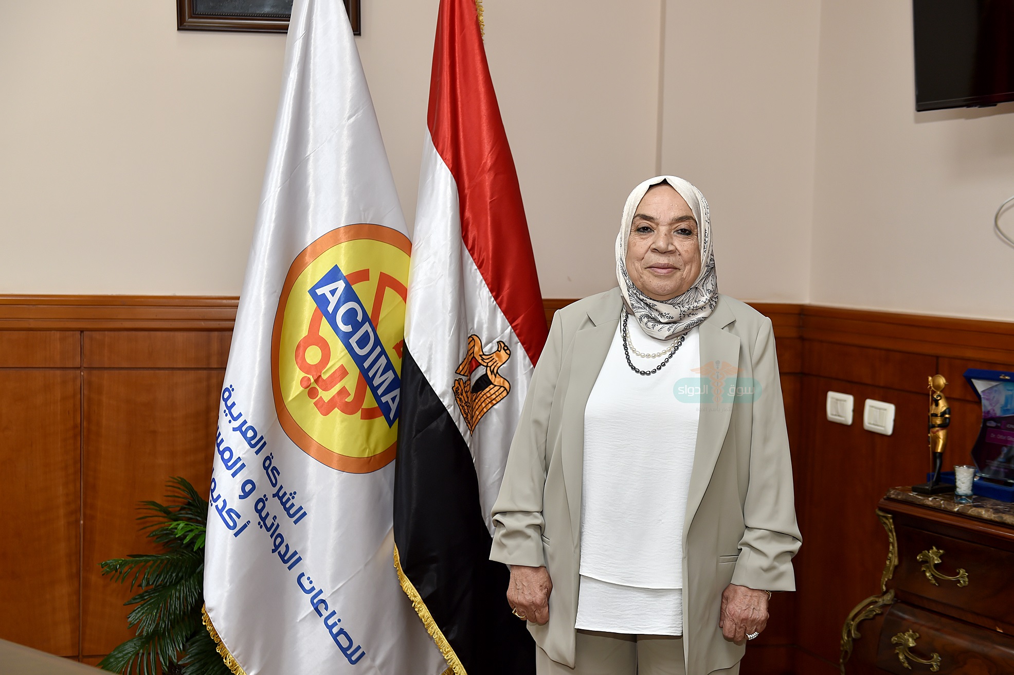 الدكتورة ألفت غراب رئيس مجلس إدارة شركة أكديما