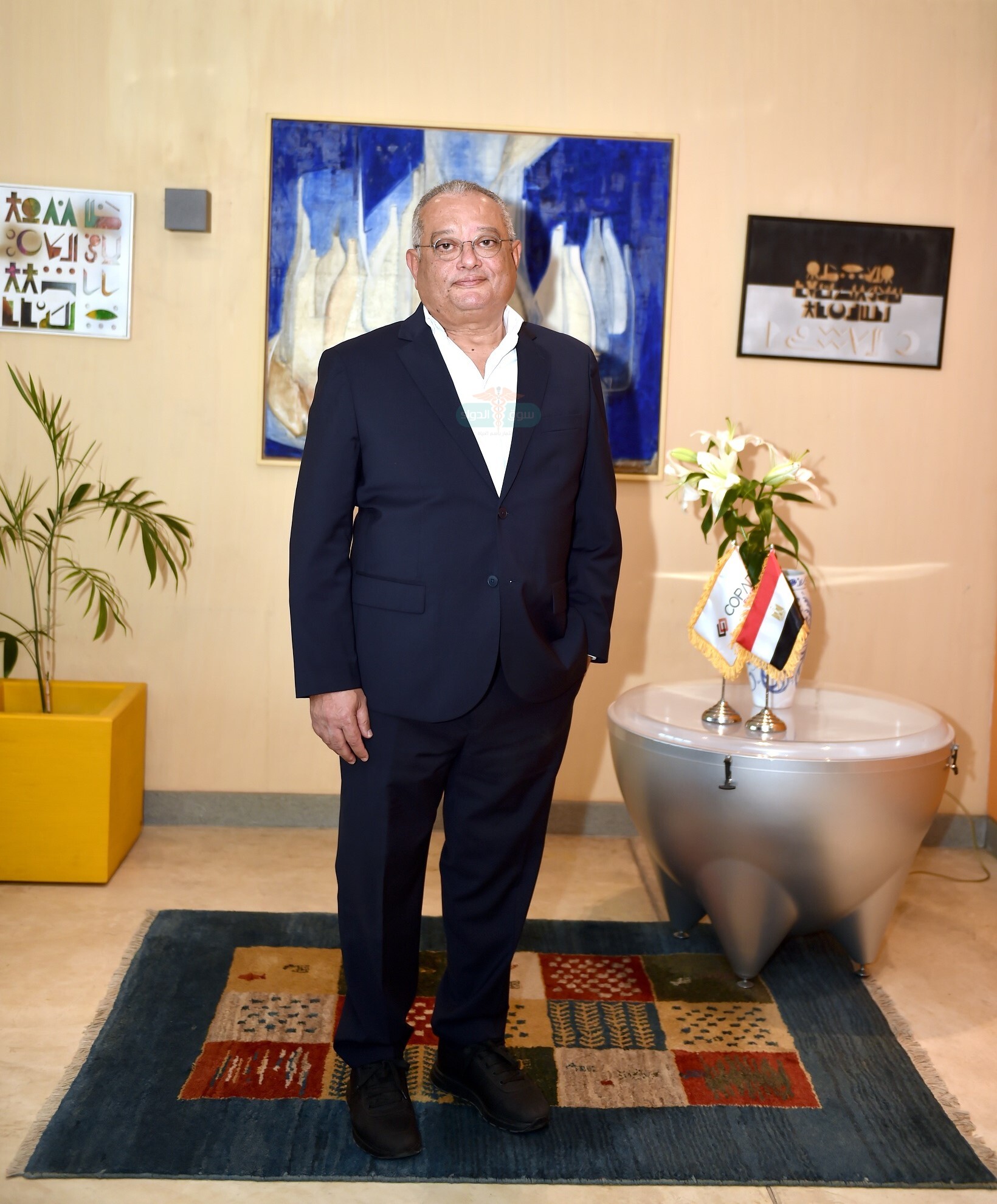 الدكتور أحمد حسنى رئيس مجلس إدارة شركة «كوباد فارما»