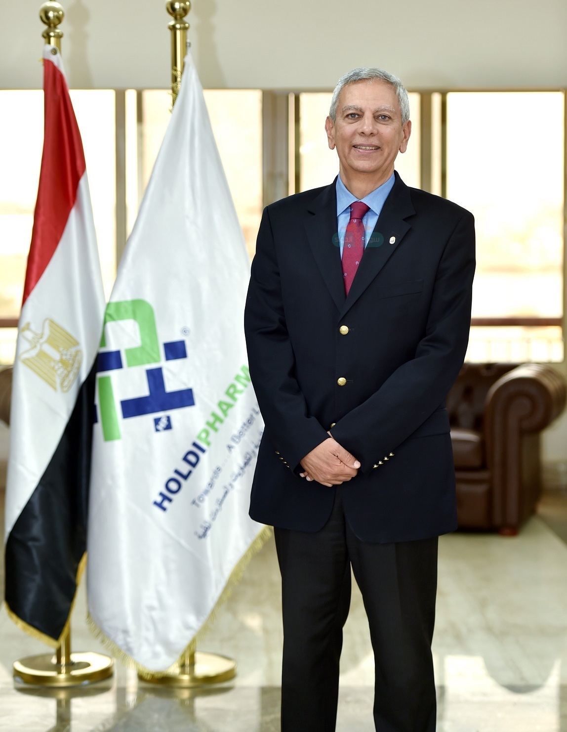 الدكتور أشرف الخولى العضو المنتدب التنفيذى للشركة القابضة للأدوية