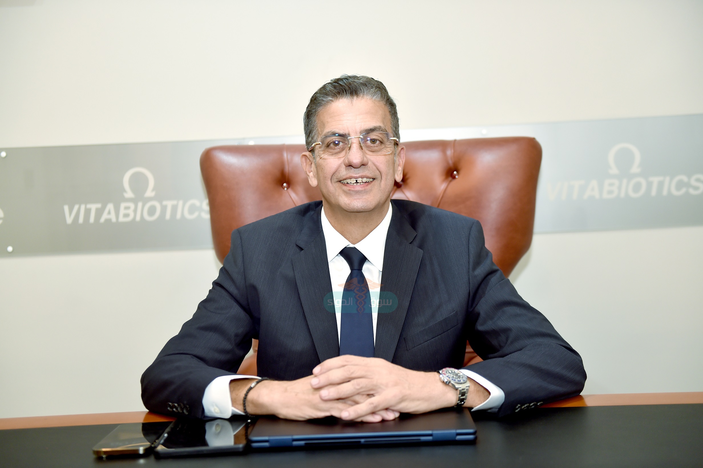 الدكتور شريف راشد الرئيس التنفيذى لشركة «أبتيكيور» الشريك الرئيسى لشركة «ڤيتابيوتكس» فى مصر