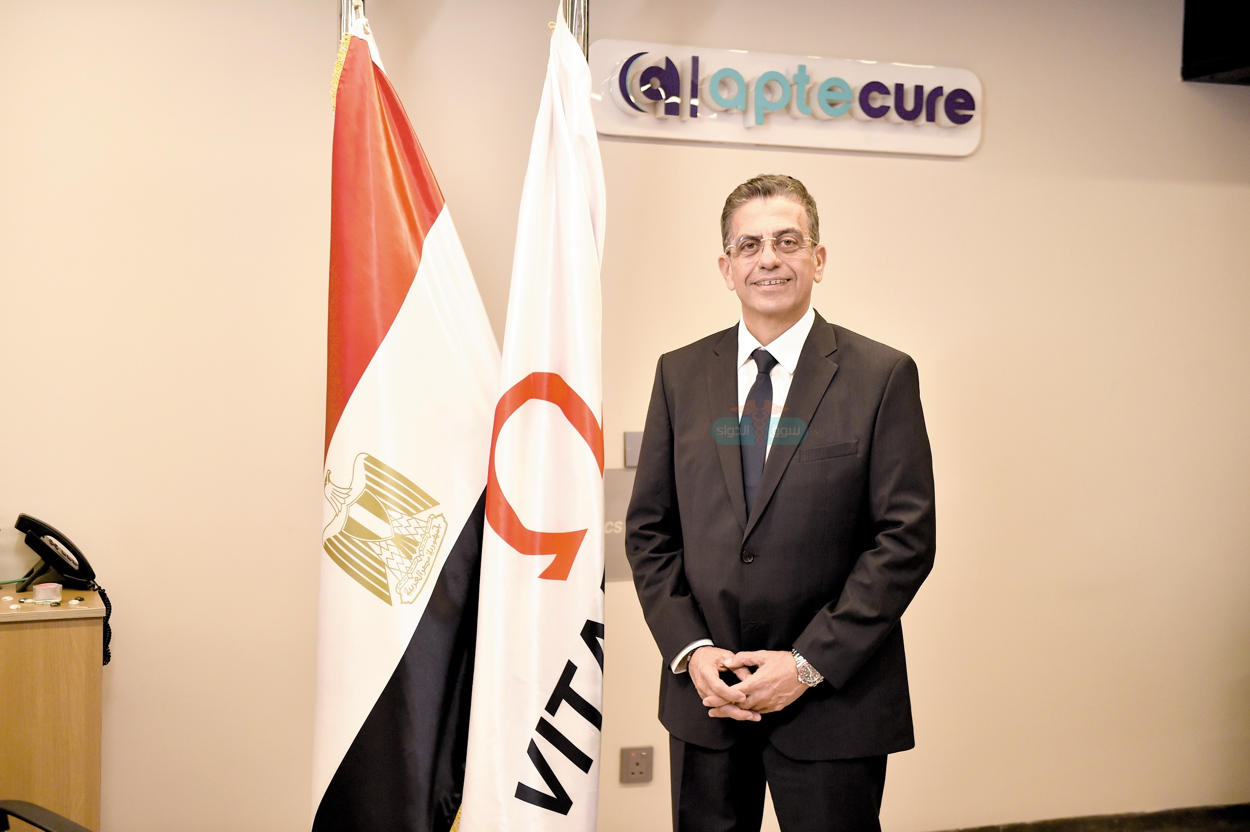 الدكتور شريف راشد الرئيس التنفيذى لشركة «أبتيكيور» الشريك الرئيسى لشركة «ڤيتابيوتكس» فى مصر