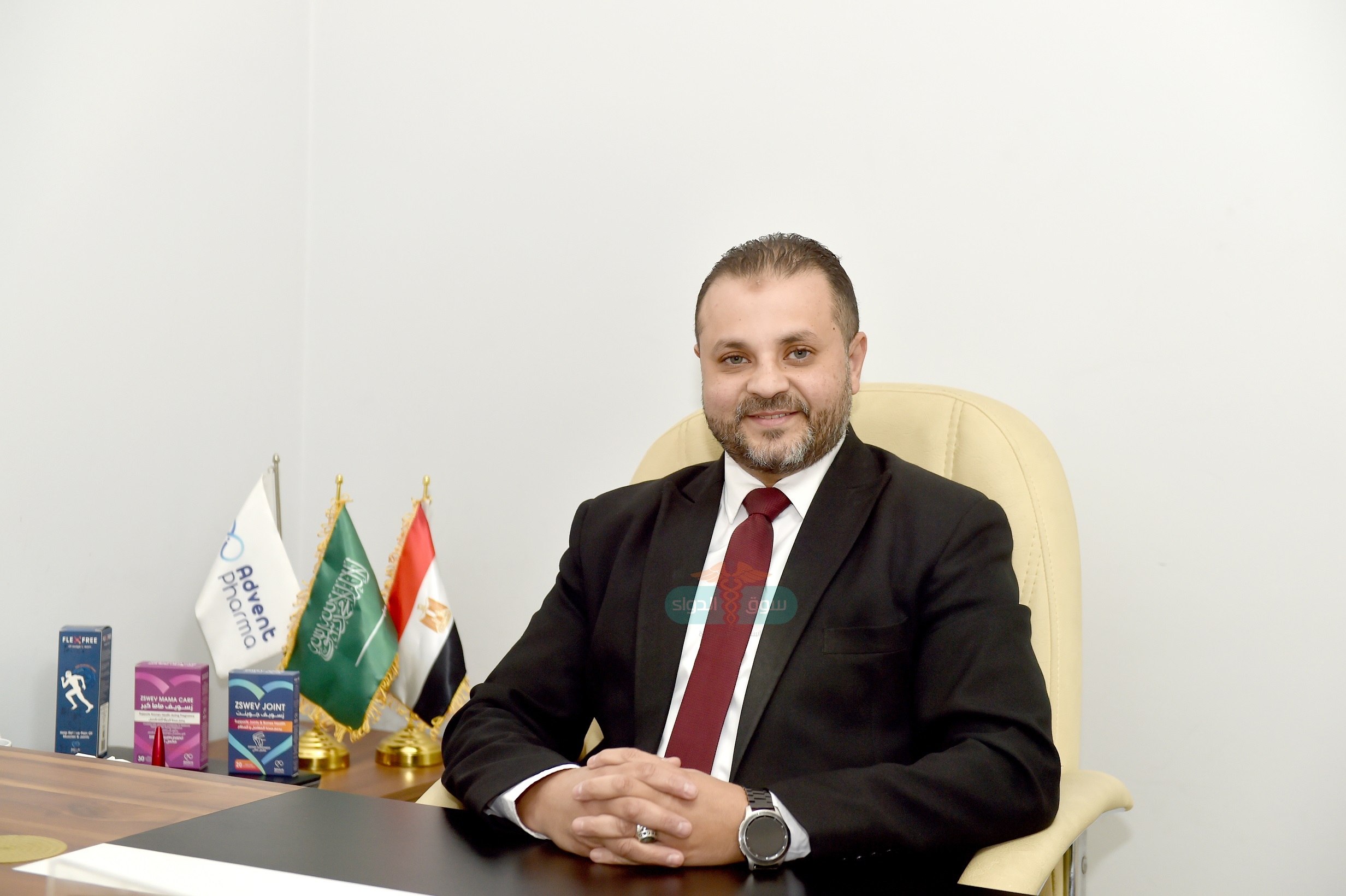 الدكتور محمد البكرى المدير العام لشركة «أدفنت فارما»