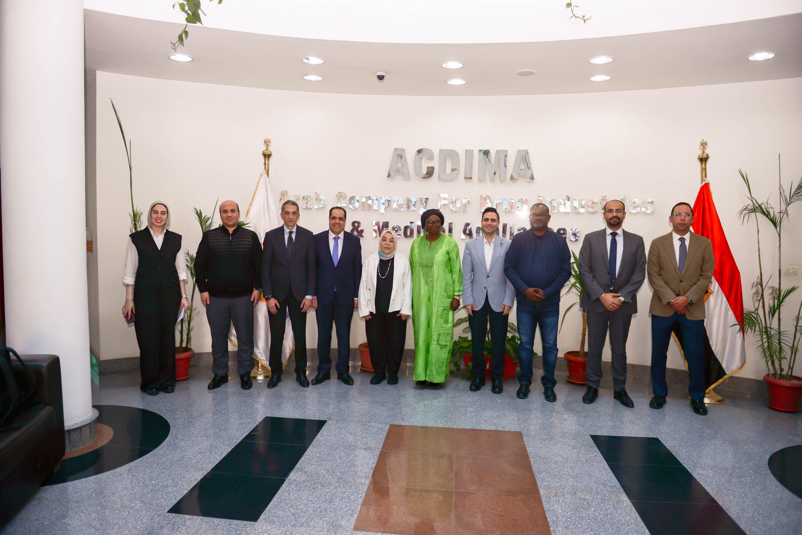 أكديما تبحث مع المركز الإفريقي لمكافحة الأمراض تعزيز دور مصر كمركز إقليمي لتوزيع الأدوية بالقارة